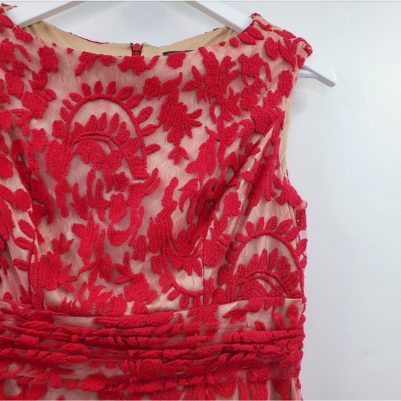 Adrianna Papell Floral Lace Sheath Dress - Picture 2 of 8